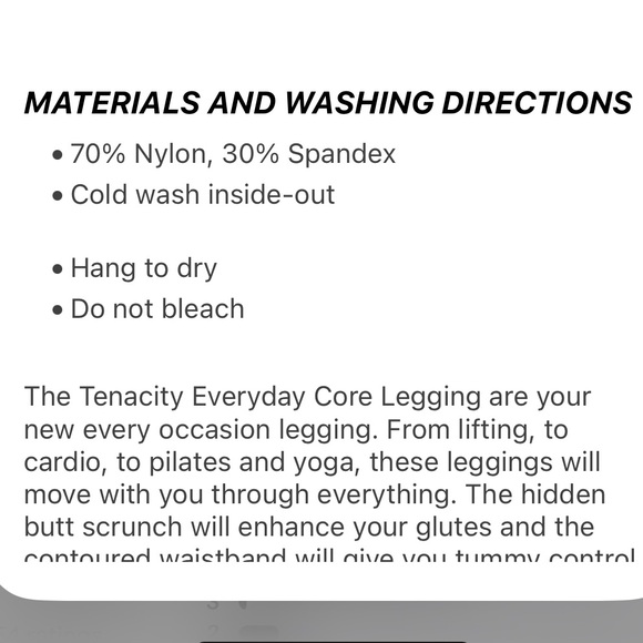 Everyday Core Legging - Picture 8 of 8